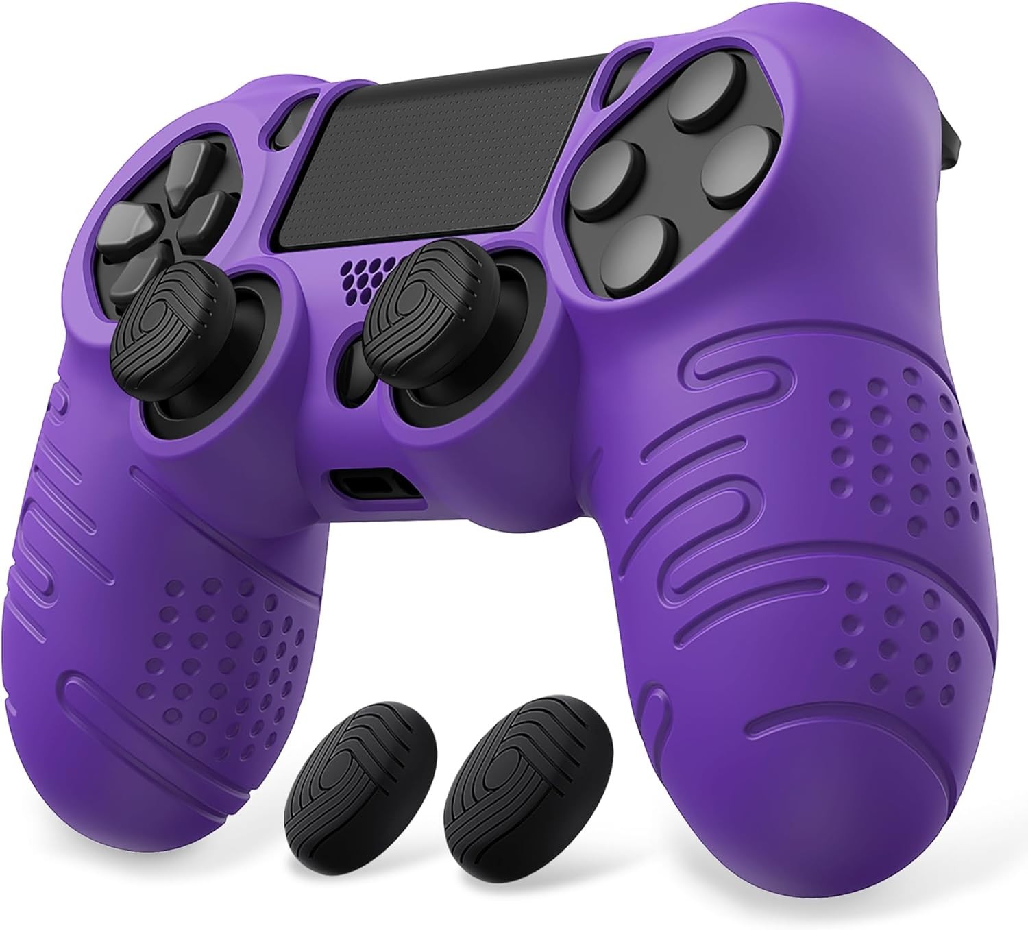 PlayVital Anti-Slip Soft Protector Case Cover with Thumb Grip Caps-FREE Shipping