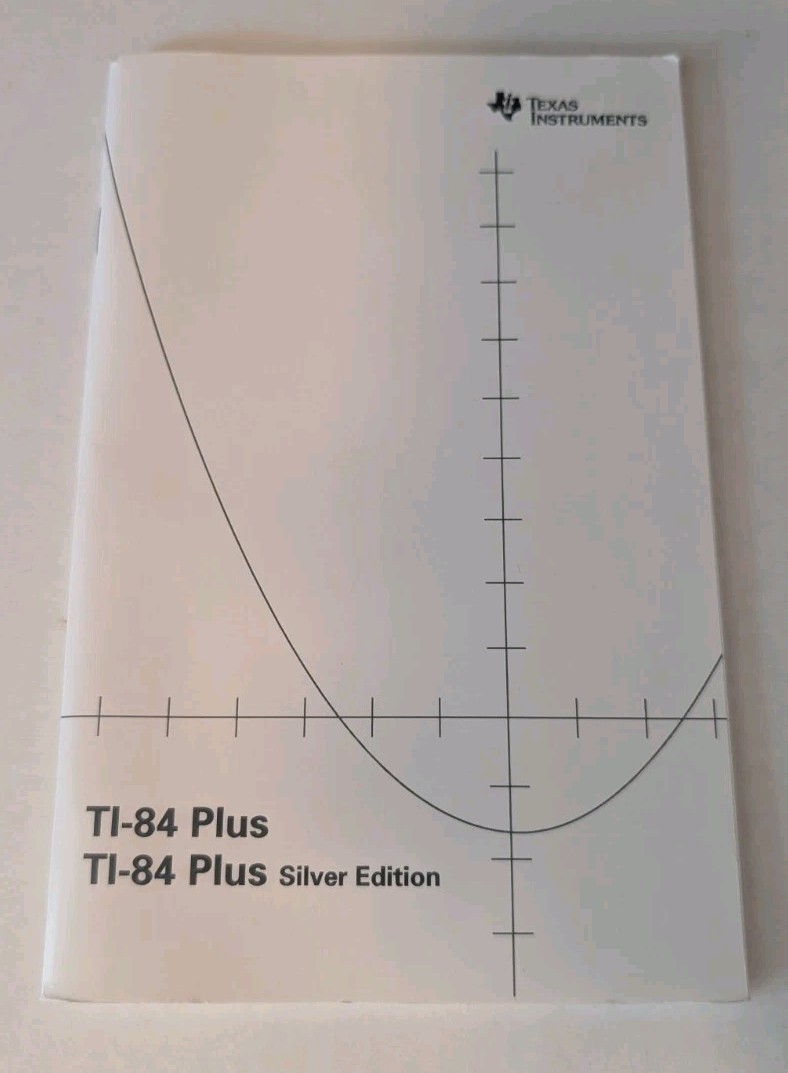 Ti84 Plus Silver Edition Manuals, Disc And Cable - NO calculator - See Desc!