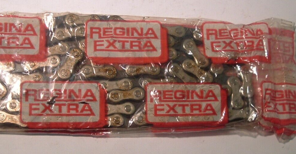 Regina CX-S Syncro Index Chain NEW / NOS Vintage-5/6/7/8-Spd-Eroica- NIB-114L