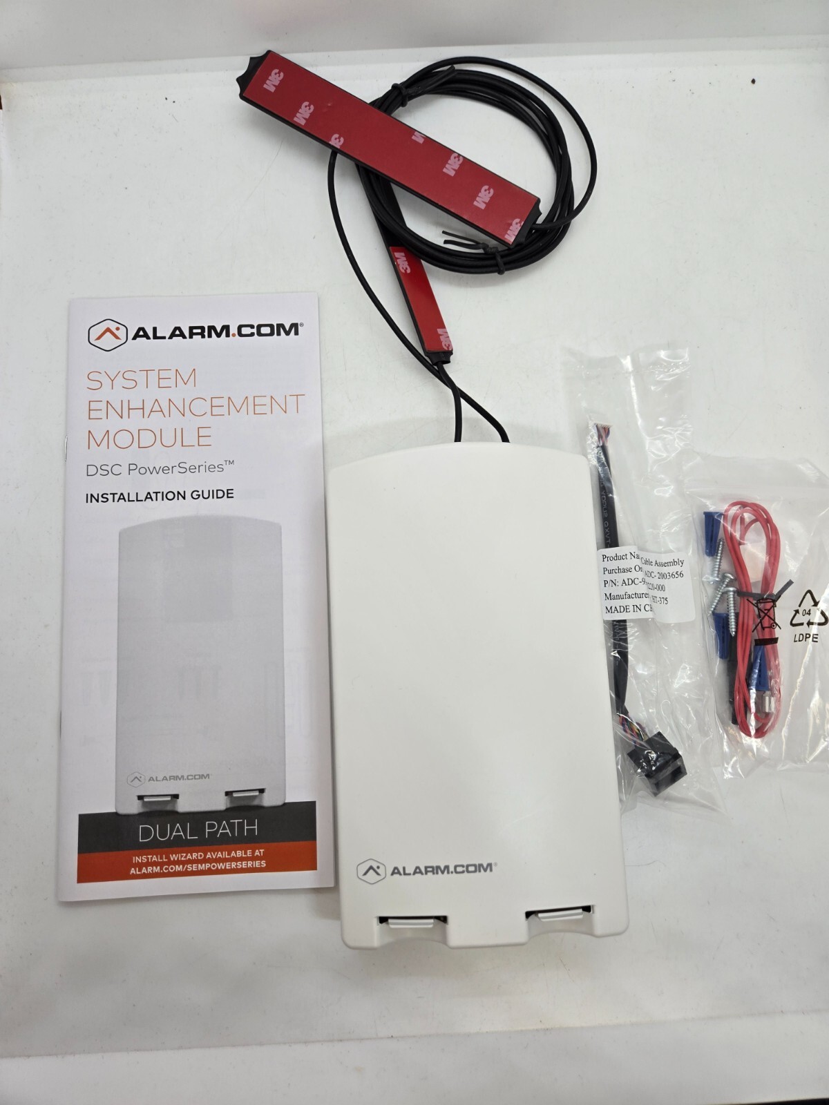 Alarm.com ADC-SEM220-PS-VZ System Enhancement Module FAST FREE SHIPPING b