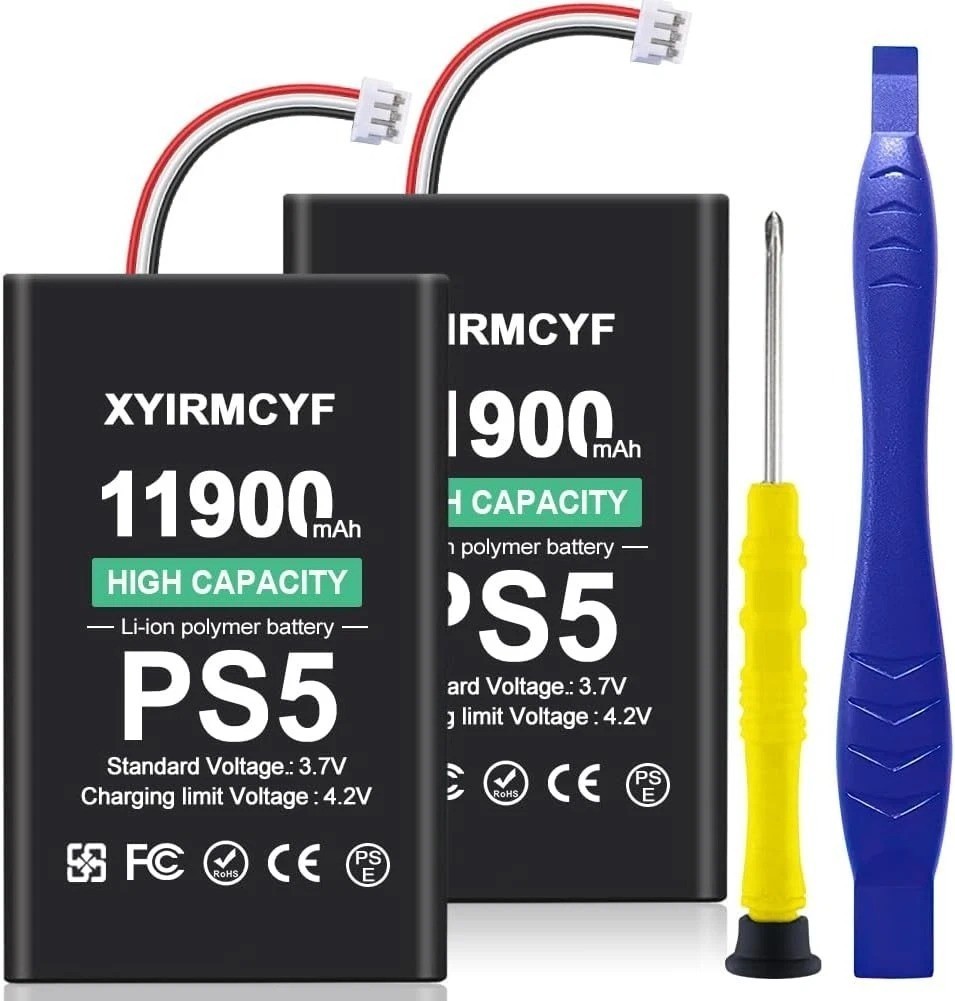 2PCS 11900mAh Battery for PS5 LIP1708 DualSense Controller CFI-ZCT1W USA STOCK