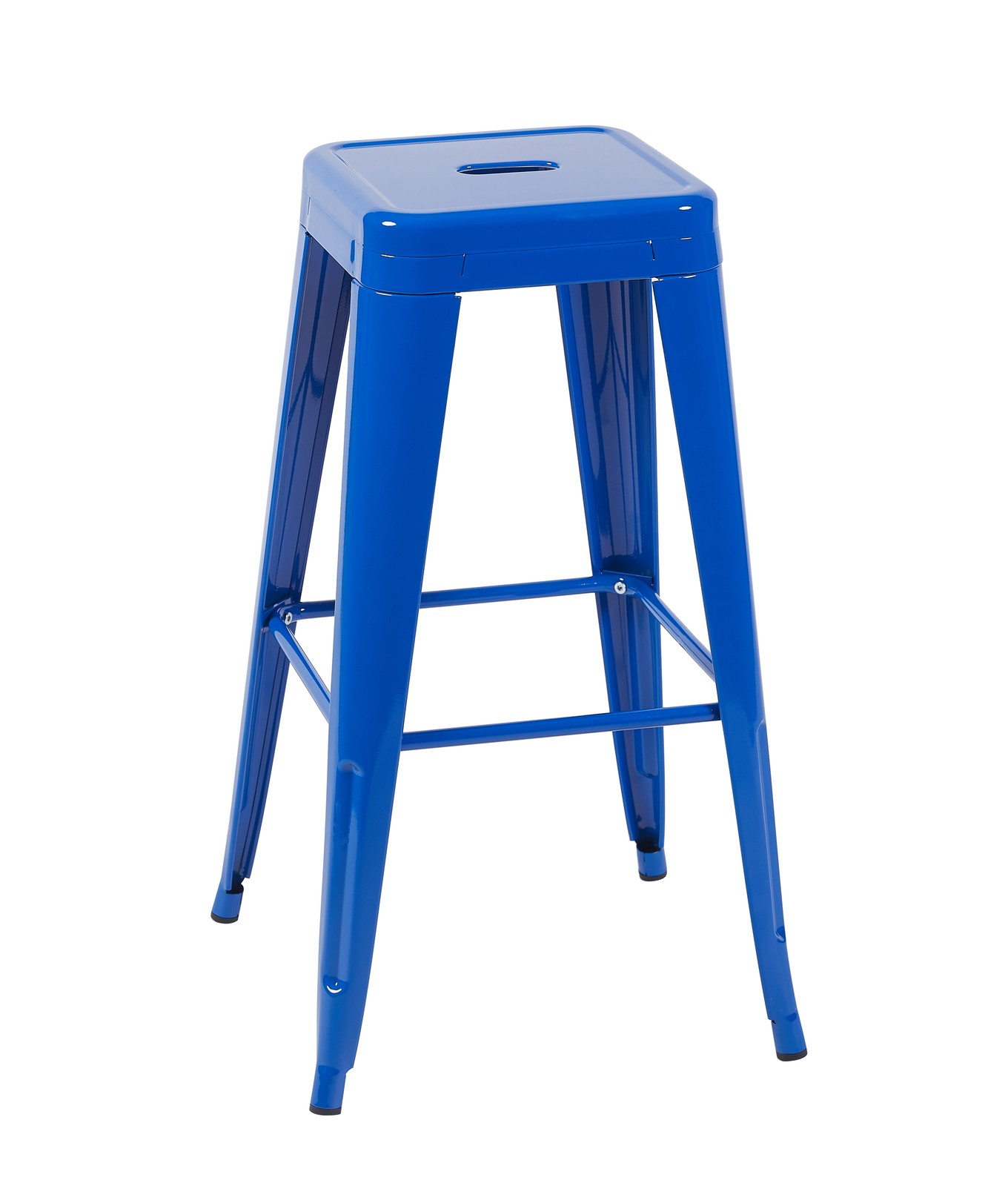 30 Inch Counter Height Stool, Backless Metal Bar Stools Set of 2, Non-Stackabl