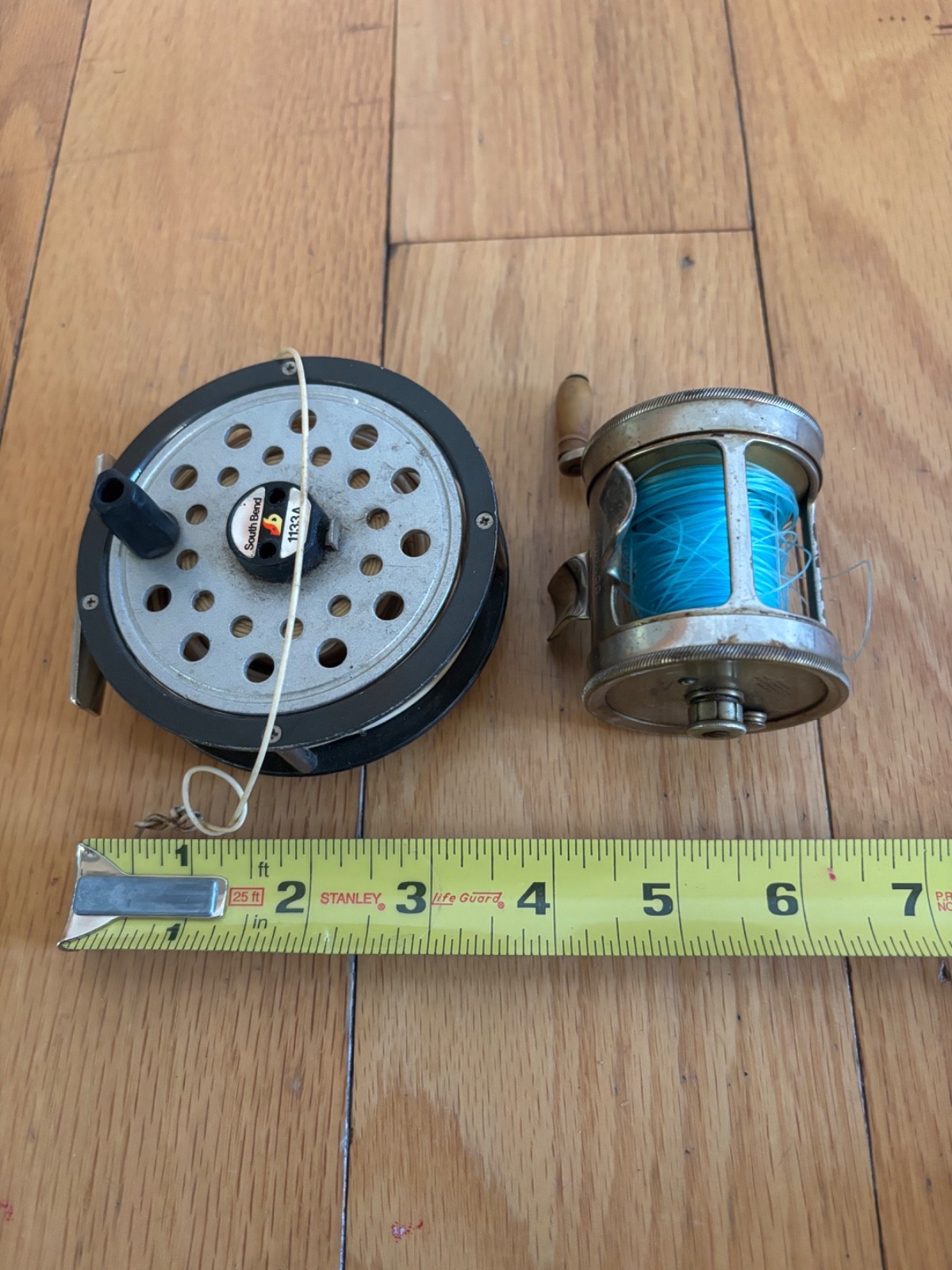 Vintage SOUTH BEND Fishing Reels Flyfishing Baicasting x2 Lot