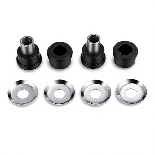 Motorcycle Handlebar Riser Bushings Kit 2 Pack Polyurethane Dampers With Metal