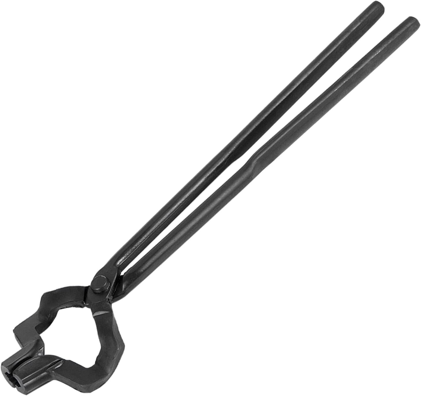 Steel 16inch Z- V-Bit Style Tongs Z-Jaw Offset Tongs For Blacksmith Knife Making
