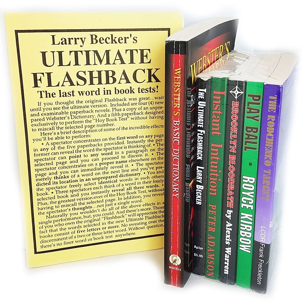 Magic Ultimate Flashback - 6 Book Set  Mentalism Magic Trick