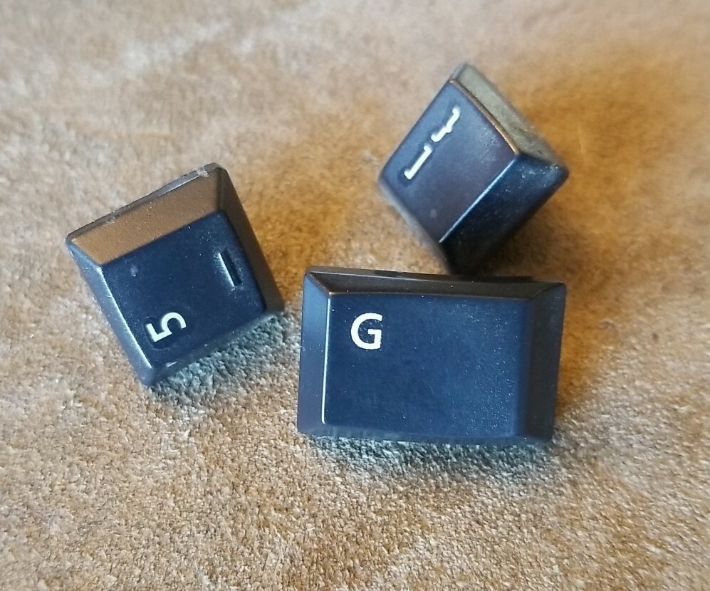 used Replacement Key Cap for Microsoft Curve 4000 v1.0 Keyboard KU-0462 *Any1Key