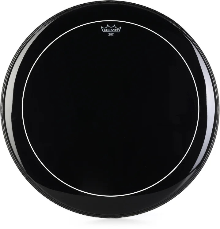 Remo Pinstripe Ebony Bass Drumhead - 26 inches