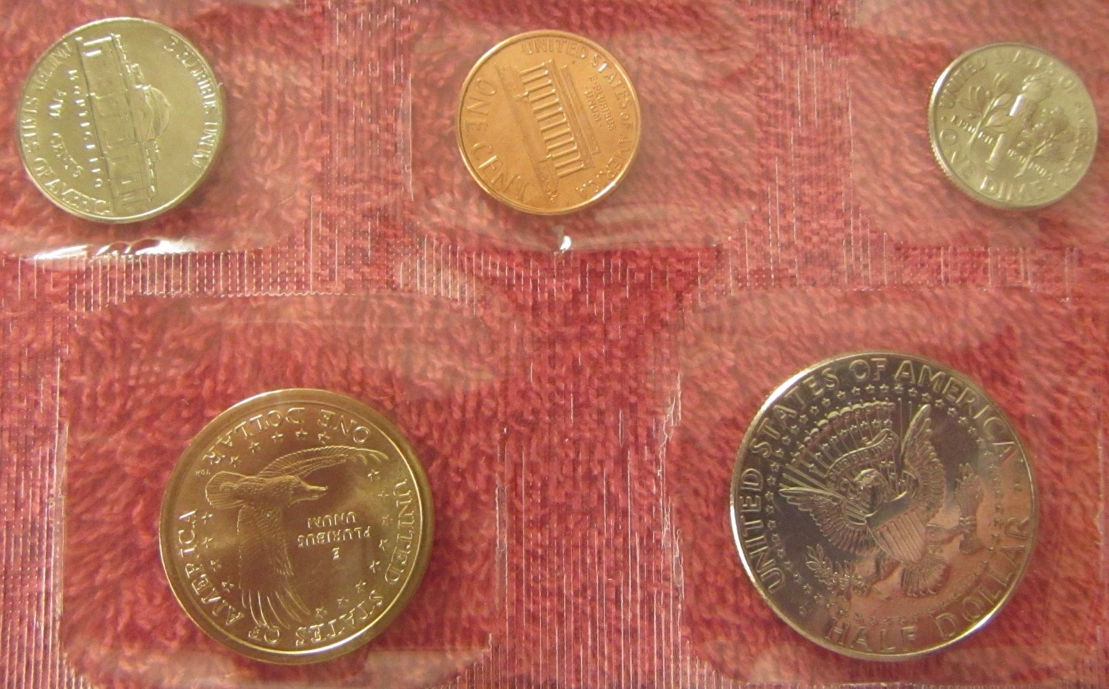 2000 Uncirculated Coin Set U.S Mint Original Government Packaging P&D mints