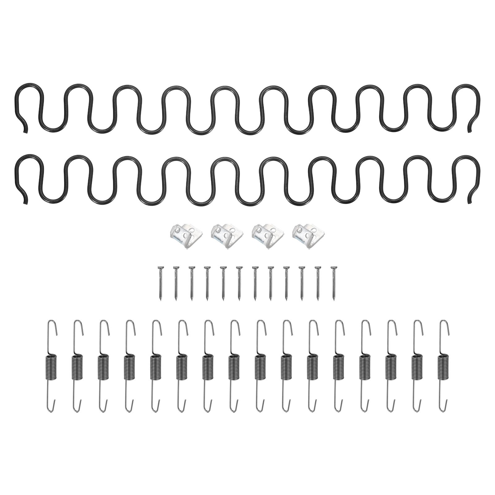 2Pcs 15.7" Upholstery Spring Replacement Kit, Sagging Cushions Repair Kit