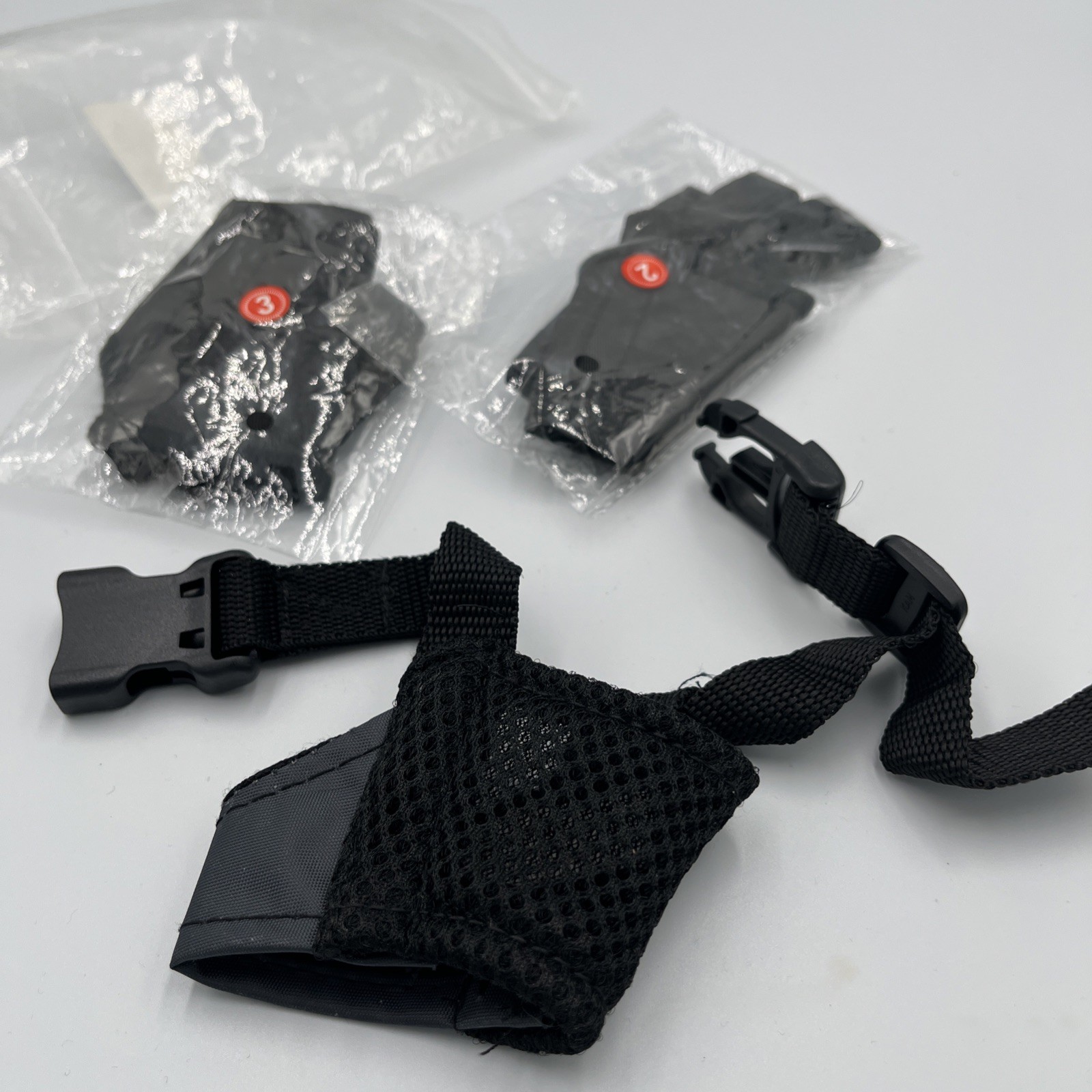 Petco Dog Muzzle Set of 3 – Adjustable Training Safety Muzzles for Small/Medium