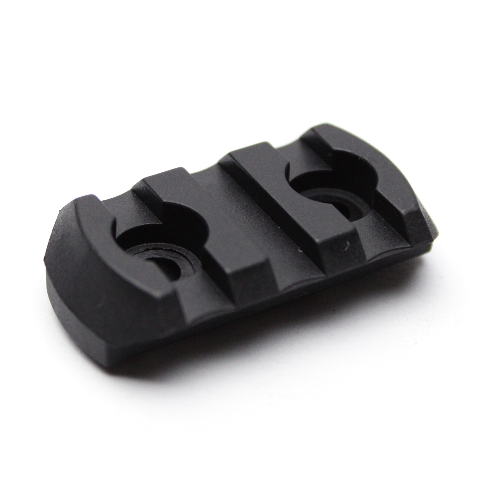 2PCS 3 Slots Polymer Single Rail Sections for MLOK Picatinny Weaver Mount