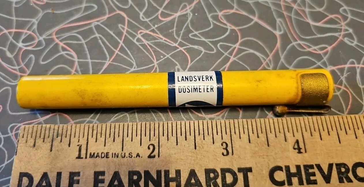 Landsverk Civil Defense Radiological Quartz Fiber Pocket Dosimeter CD V-742