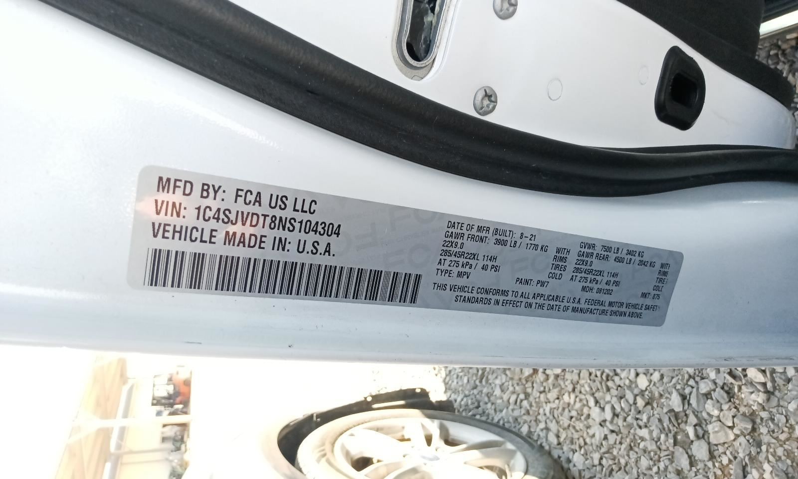 WAGONEER 2022 Glove Box 809584