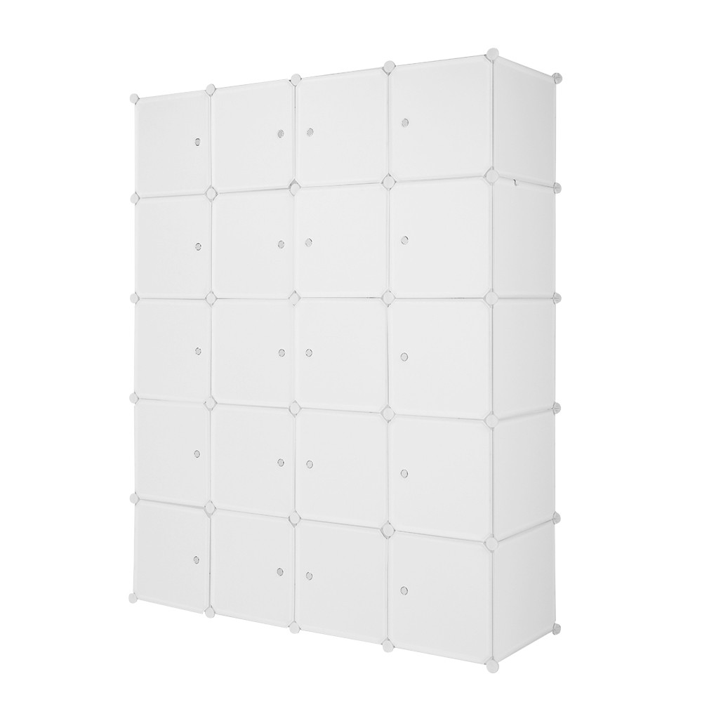 20 Cube Organizer Stackable Plastic Cube Storage Shelves Design