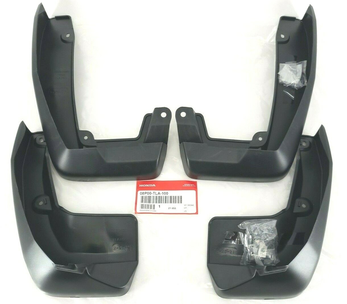 Genuine OEM Honda 08P00-TLA-100 Splash Guards Mud Guards 4pc Set 2017-2022 CR-V