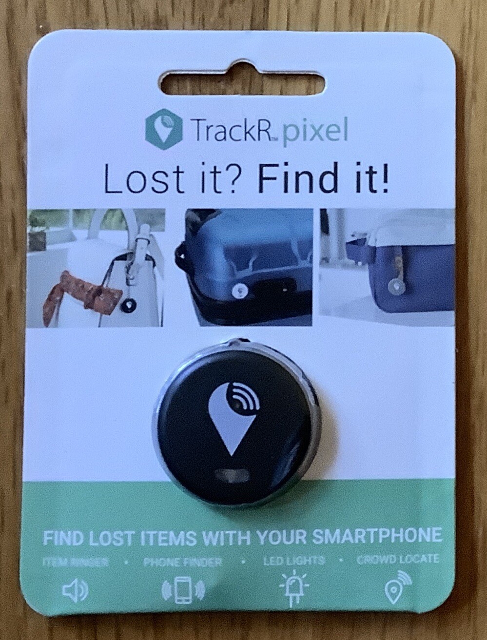 TrackR Pixel 1 Pack Item Tracker Key Finder Works With Any Phone