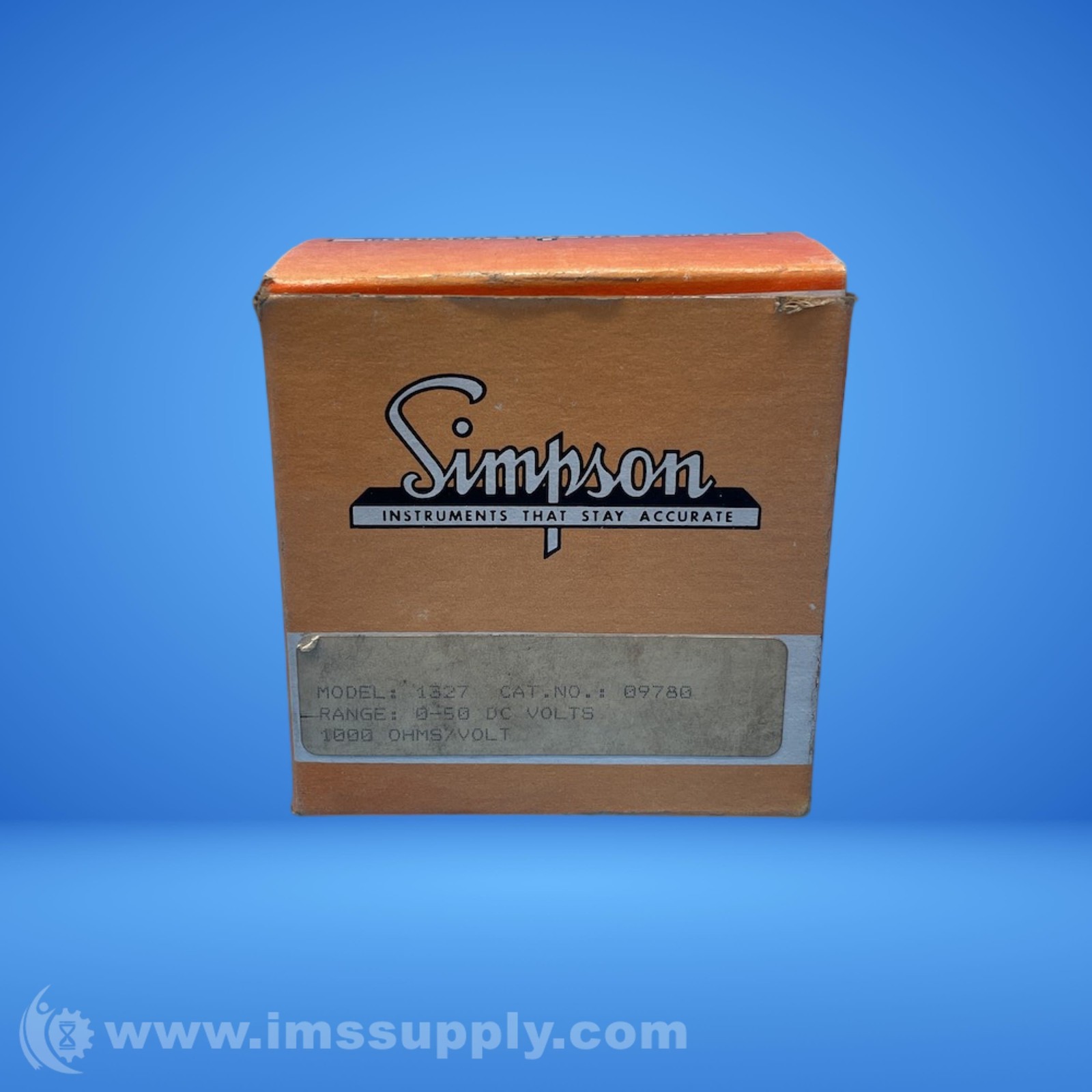 Simpson 1327 DC Ammeter FNFP