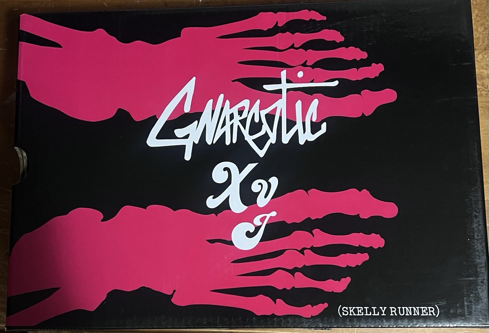 Brand New Gnarcotic Skelly Runners Pink/black Size 6 New With Box