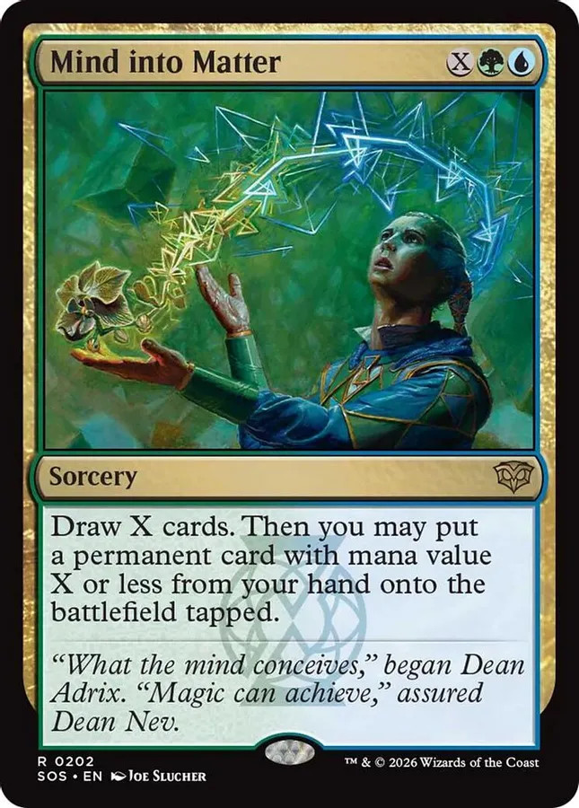 Mind into Matter 202 NM Secrets of Strixhaven MTG B