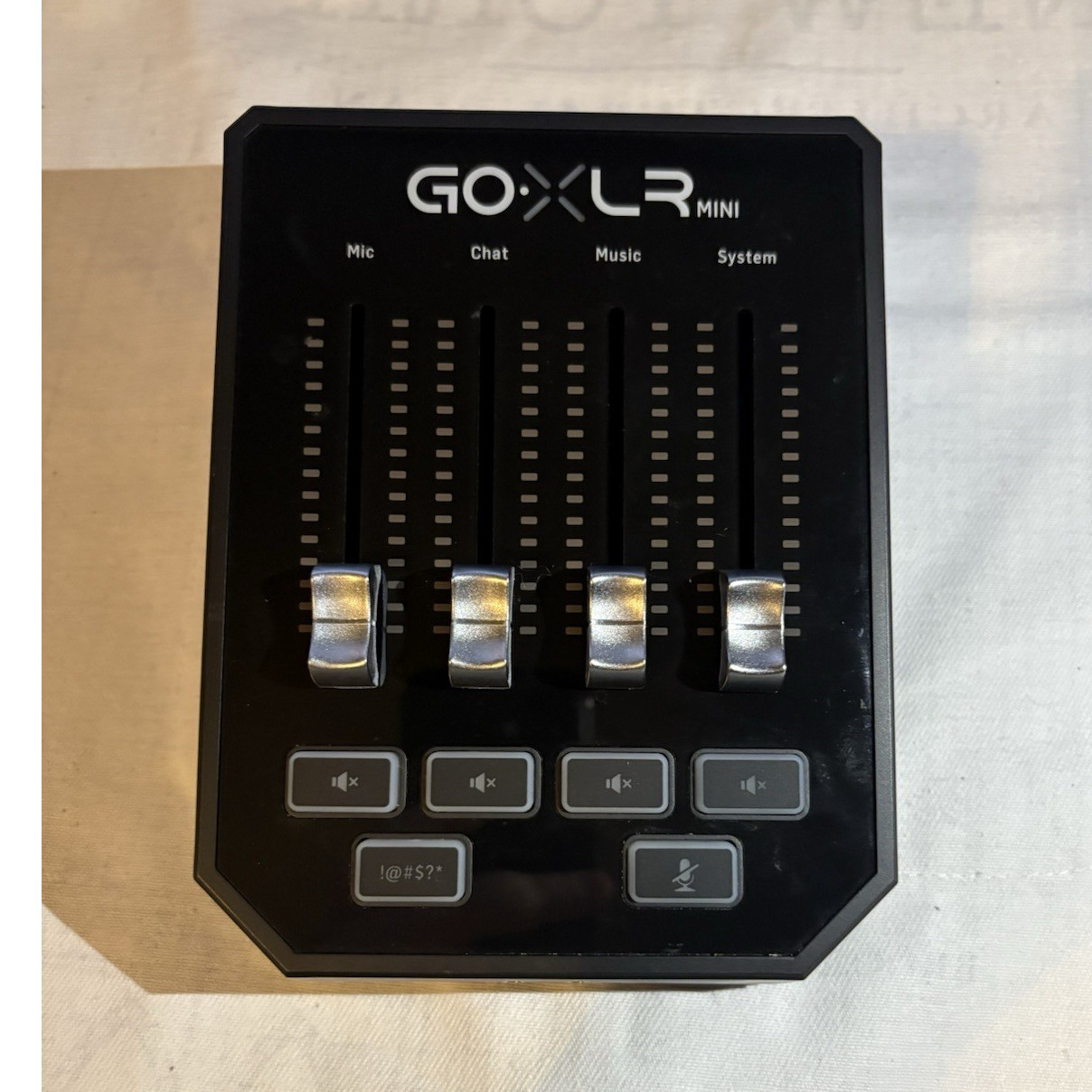 TC-Helicon GoXLR Mini Desktop Digital Mixer, USB Interface, 4-Channel Faders