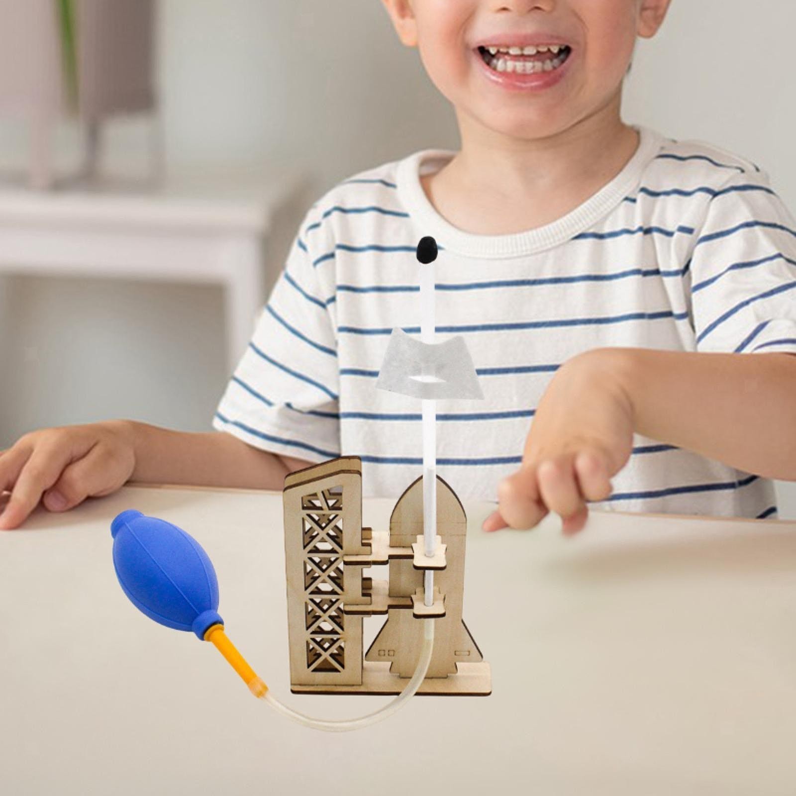Manual Air Rocket Model Set Science Experiment Toy Interesting Stem Projects Toy