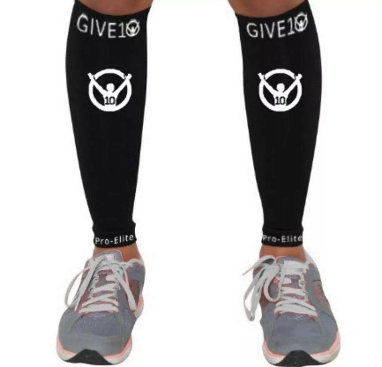 1 pair- Large -Give10 Elite Performance Compression  Calf Sleeves