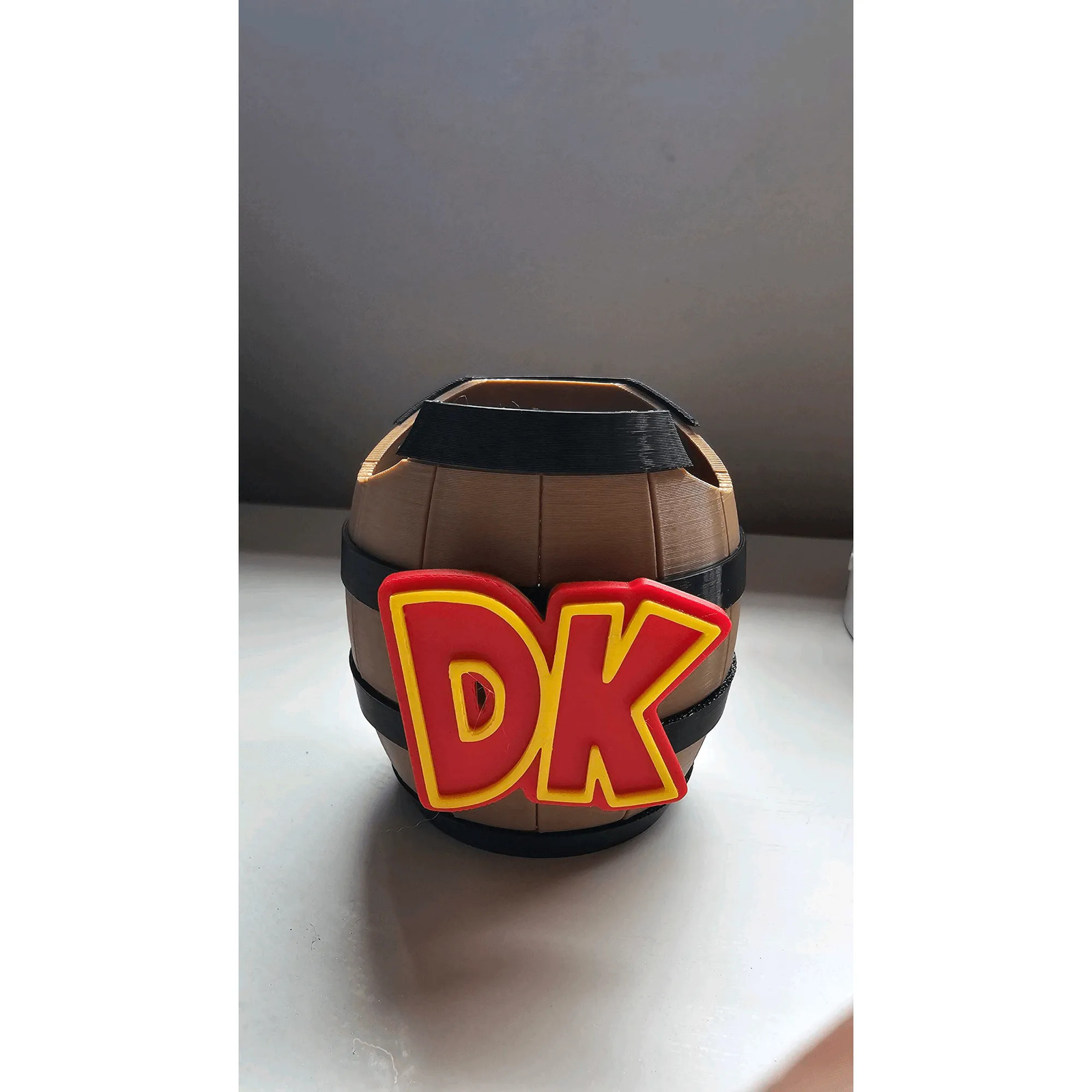 Donkey Kong Barrel Stand Holder For Nintendo Switch Pro Controller 3D Printed