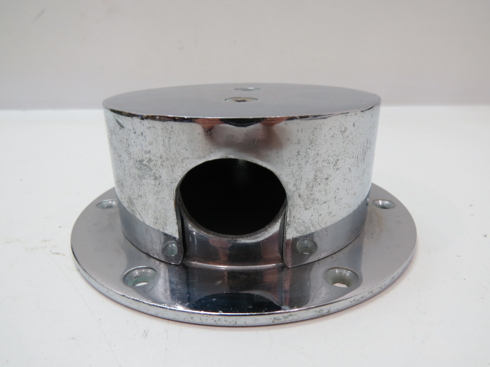 3+3/8 INCH CHROME OVER BRONZE DECK PIPE  (B6B417D)