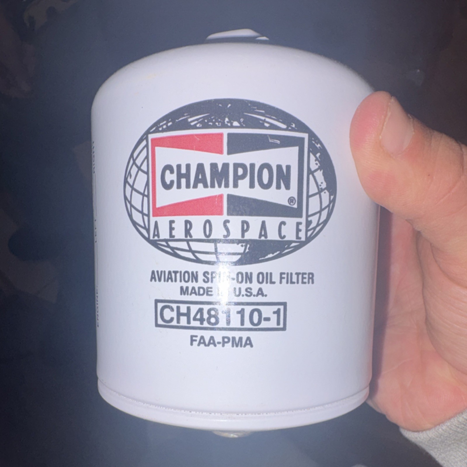 Champion Aviation Oil Filter FAA-PMA Approved CH48110-1