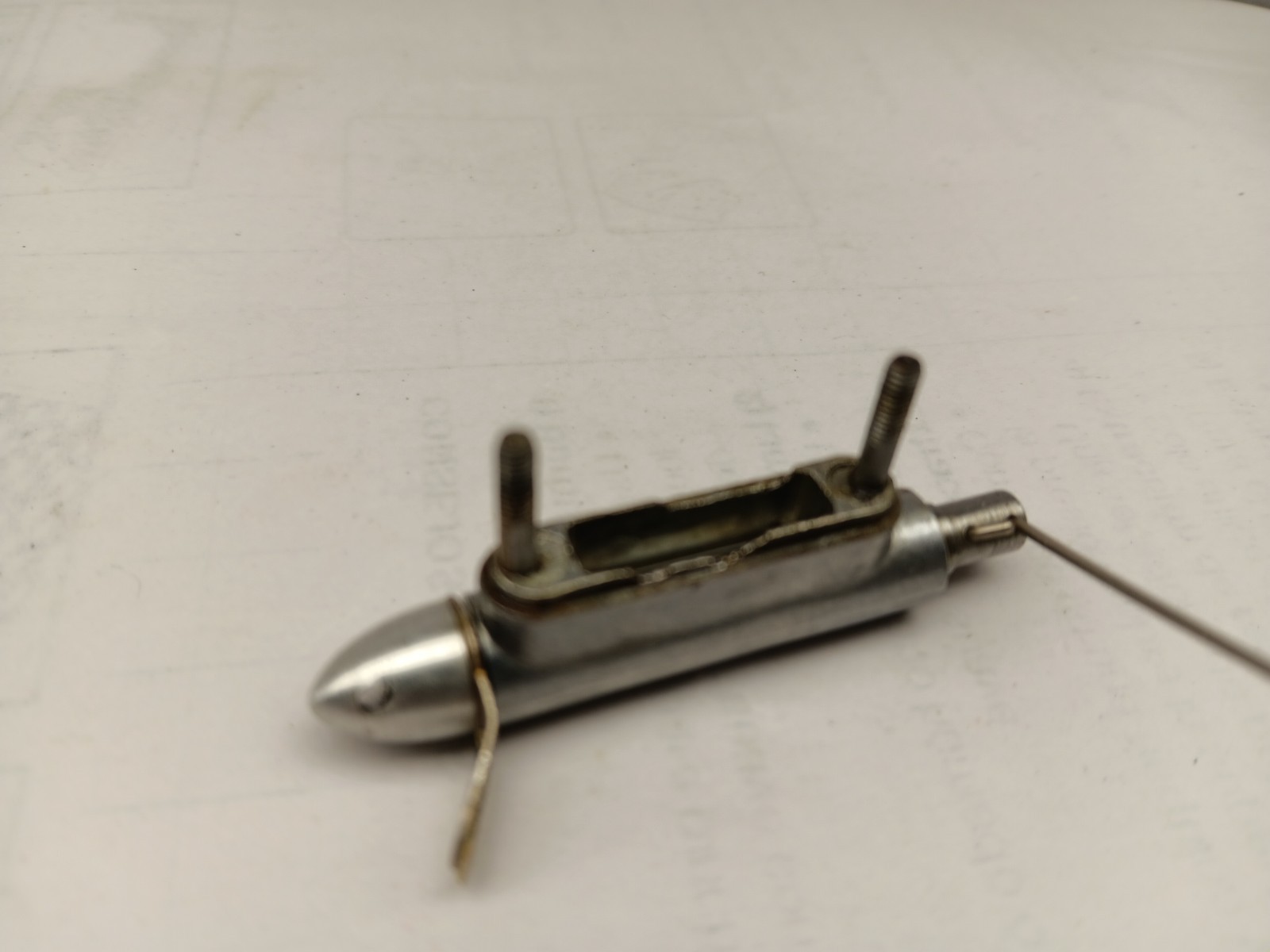 VINTAGE EXHAUST THROTTLE FOR MODEL ENGINE