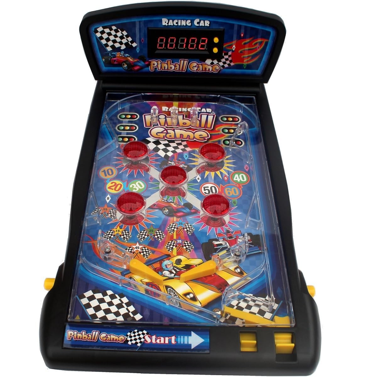 Trisquirrel Arcade Pinball Medium, Black, Blue ,Red and Yellow