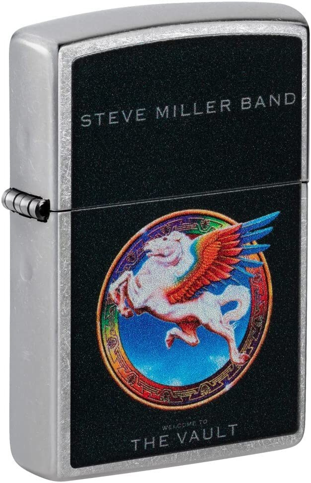 Zippo Steve Miller Band Welcome to The Vault Design Street Chrome 48179