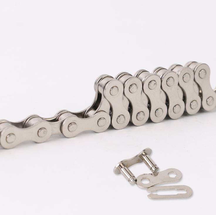 1/2'' x 1/8'' Single Speed Chain 114 Links Chrome