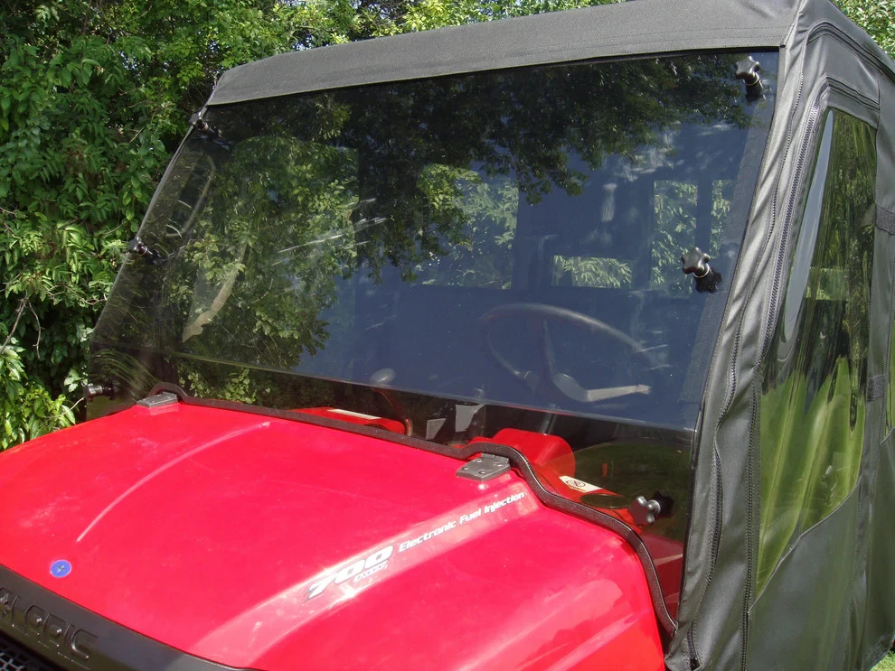 Polaris Ranger Crew 700 Vented Windshield with Quick Install Straps 2008-2009