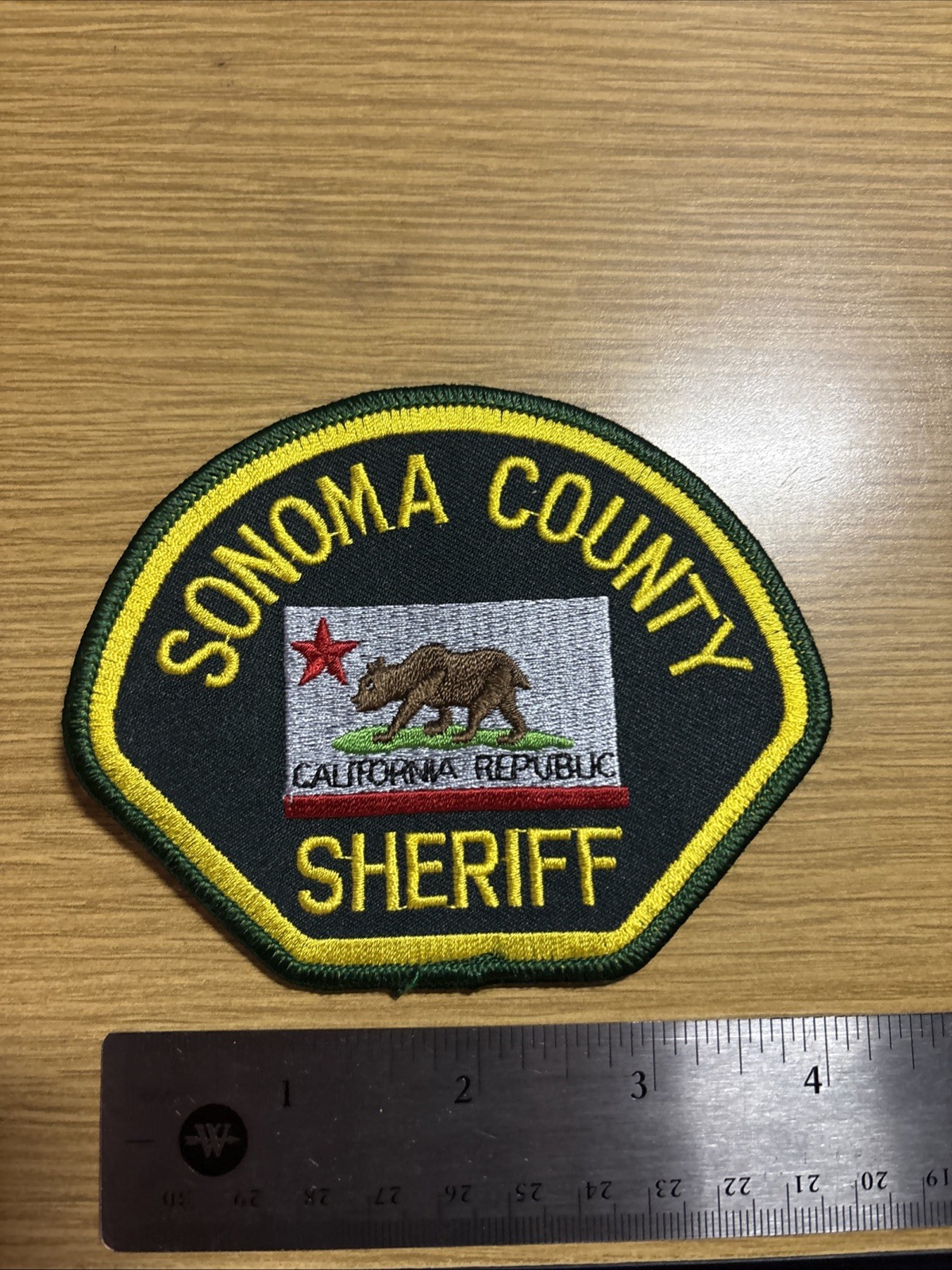 Sonoma County CA Sheriff Patch -Historical Memorabilia