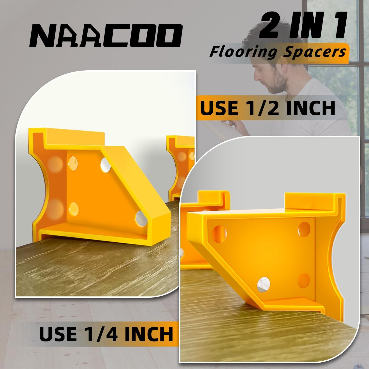 Laminate Flooring Installation Kit Tapping Block Pull Bar Spacers Mallet Tools