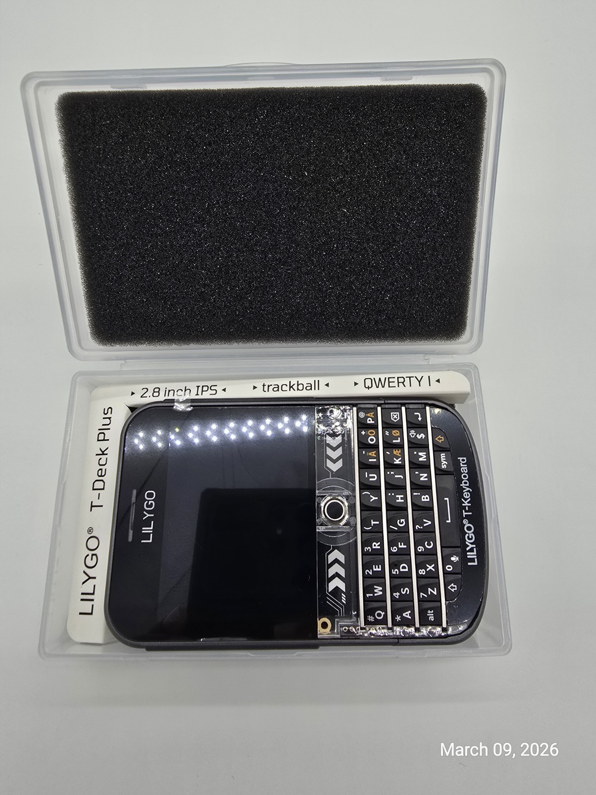 LILYGO T-Deck Plus – Portable ESP32-S3 Development Board