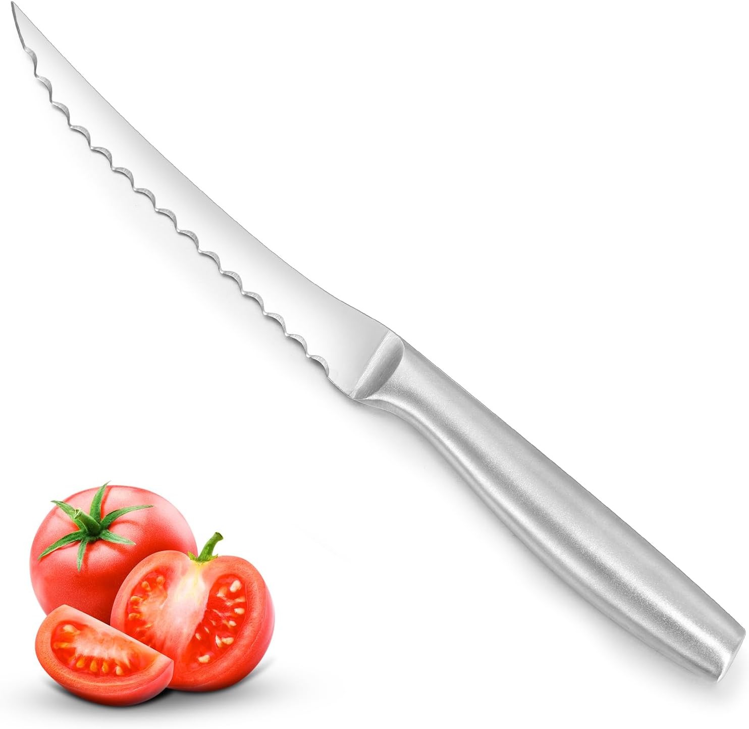 Tomato Knife, Tomato Slicing Knives Serrated Blade from High
