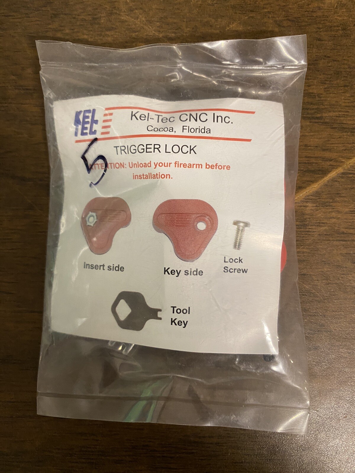 FACTORY SEALED OEM KEL TEC PISTOL TRIGGER SAFETY LOCK PF9 P32 P380 ETC