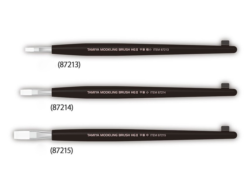 TAM-87214 Tamiya Modeling Flat Brush HG II Small
