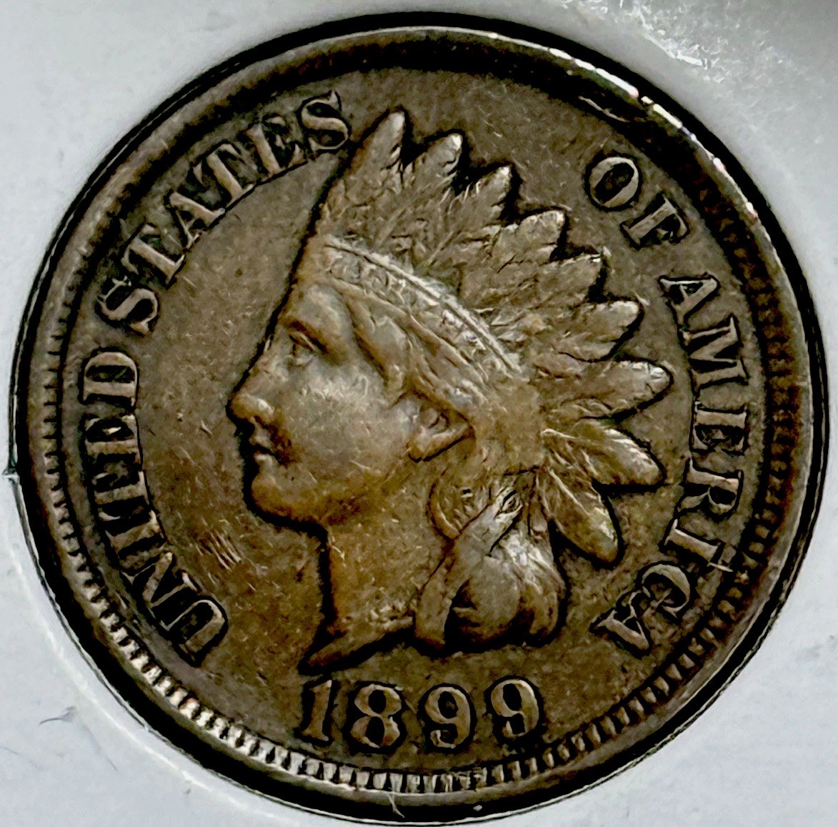 1899 INDIAN HEAD CENT PENNY“BEST VALUE ON EBay!” VERY HIGH GRADE!