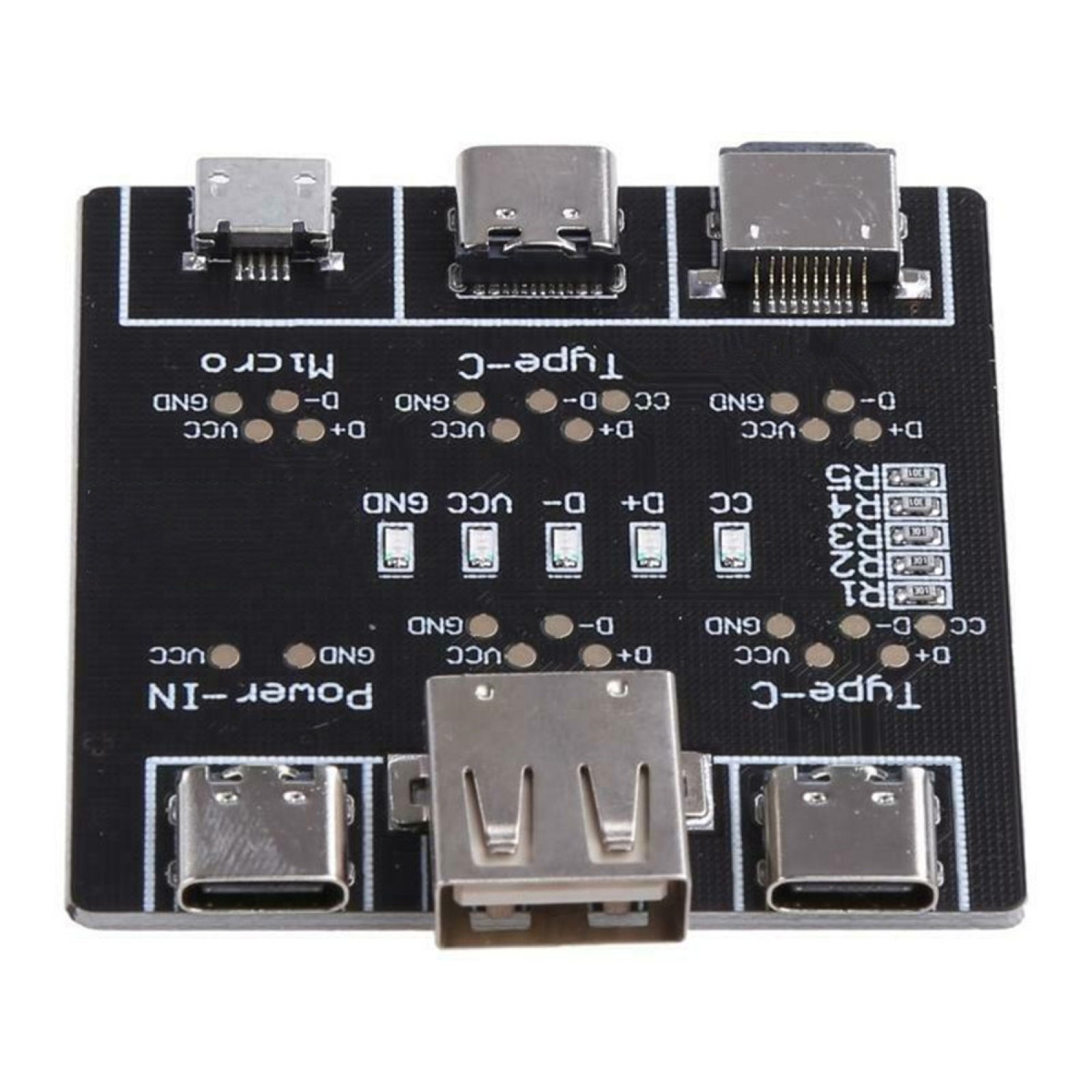 DT3 USB Data Cable Tester Fast Detecter Tool PCB Board For iPhone Micro Type C