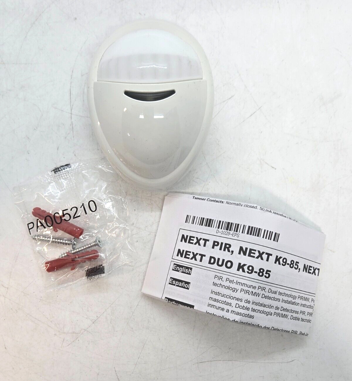 Visonic Next Duo K9-85 Dual Technology Motion Detector FAST FREE SHIPPING b