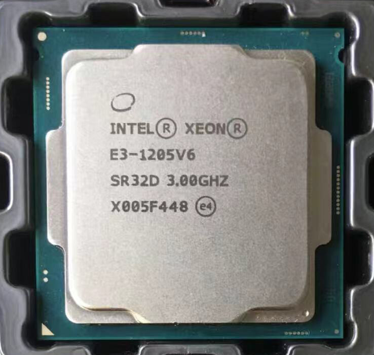 Intel Xeon E3-1205 V6 LGA1151 4-core 4-thread 65W 3.00GHz CPU processor