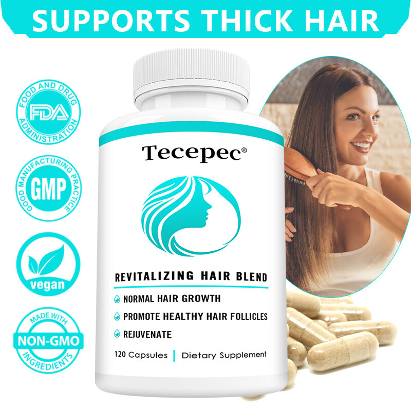 Hair Support Capsules, Improves Hair Smoothness,Supports Healthy Hair & Follicle