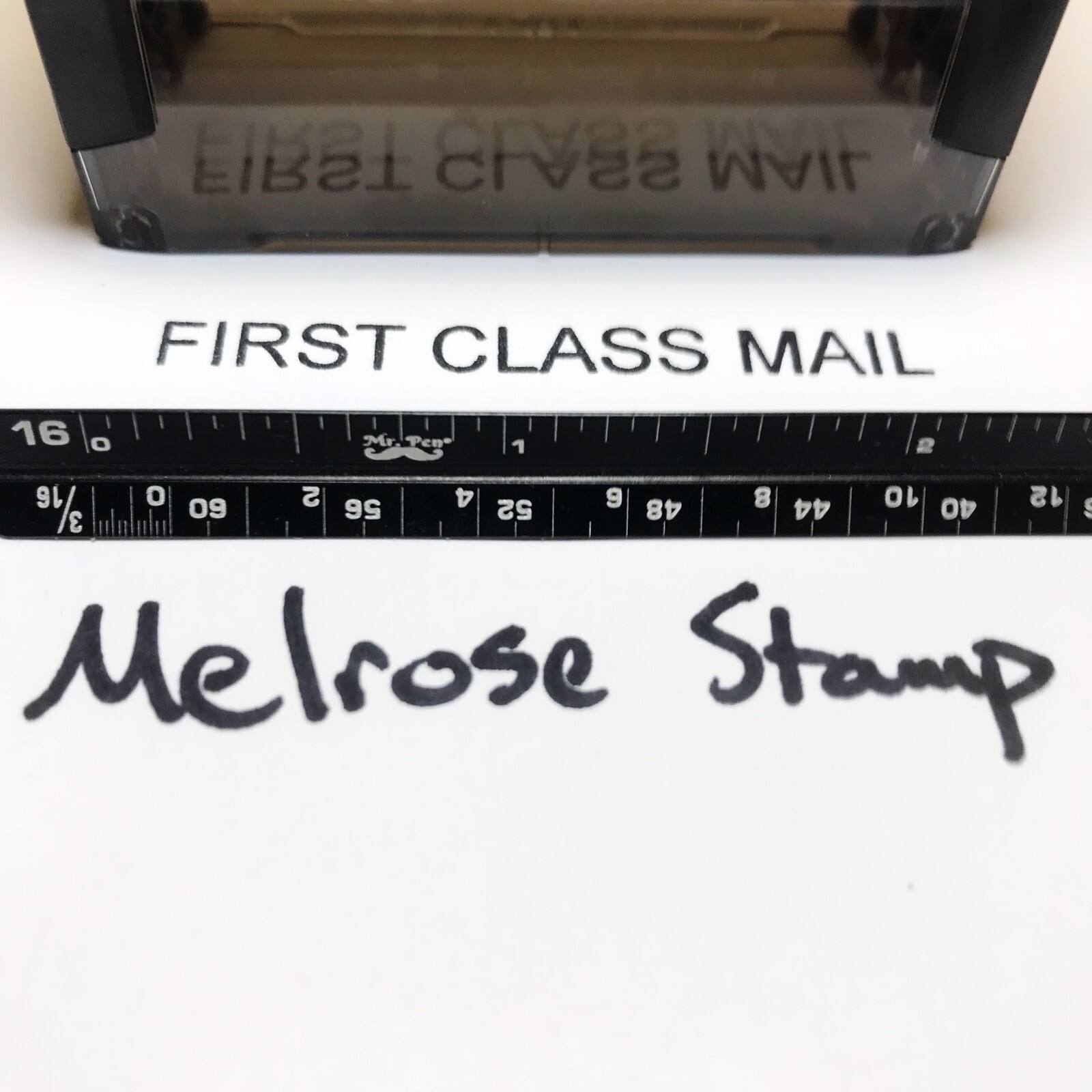 First Class Mail Self Inking Rubber Stamp Black Ink Ideal 4913