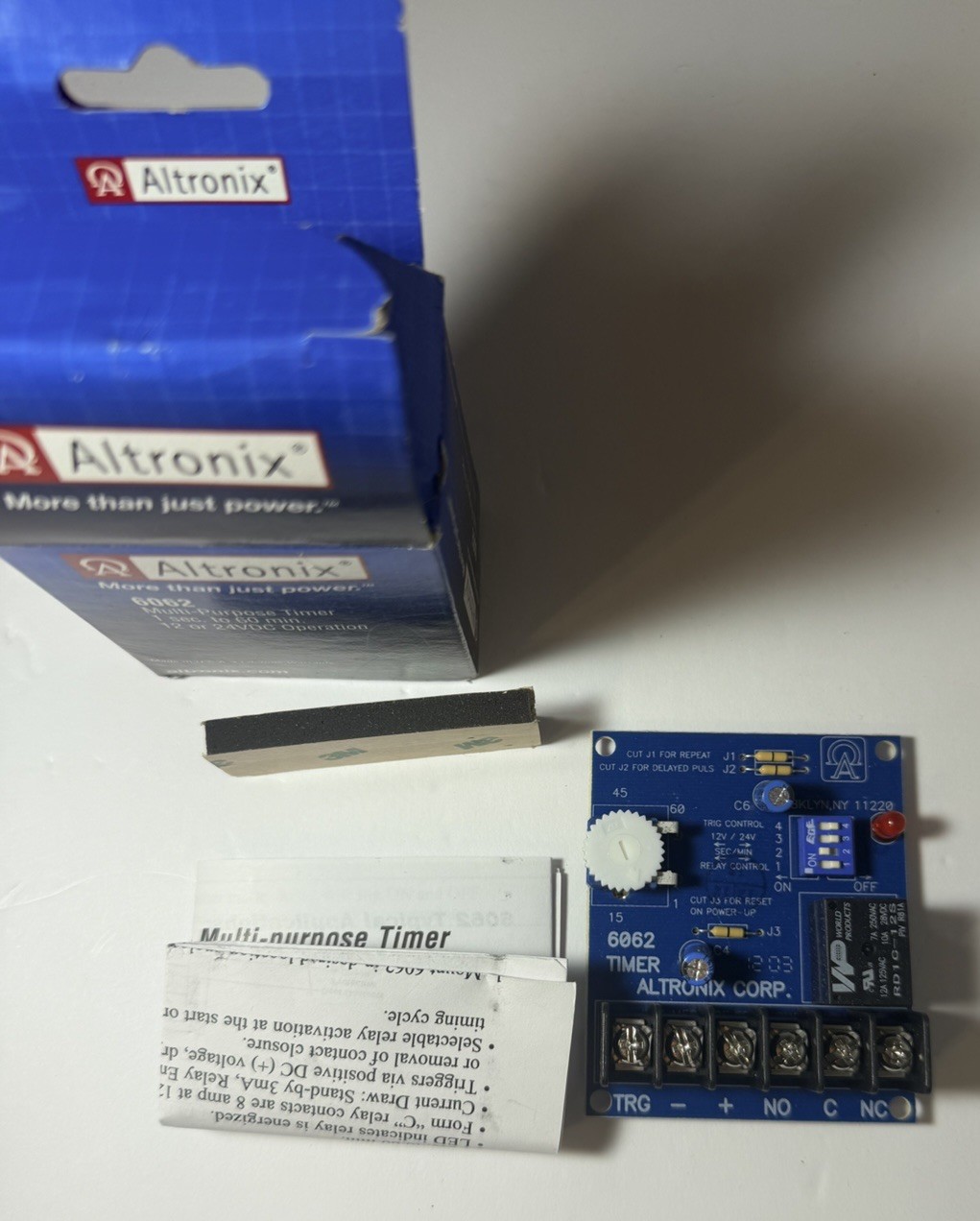 Altronix 6062 Multi-Purpose Timer Module 12/24VDC