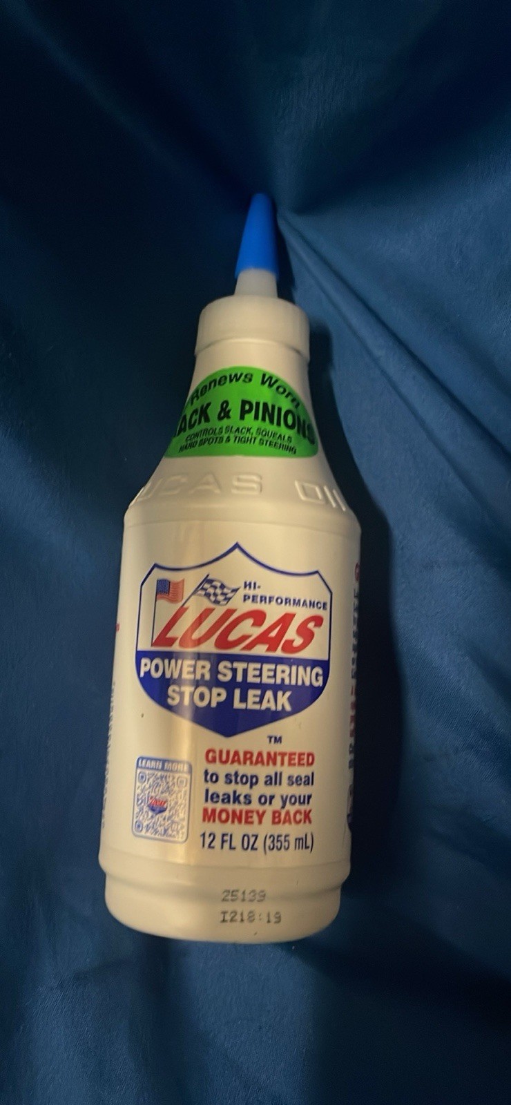 2 Pack Lucas Oil 10008 Power Steering Stop Leak 12 oz Additive Repair