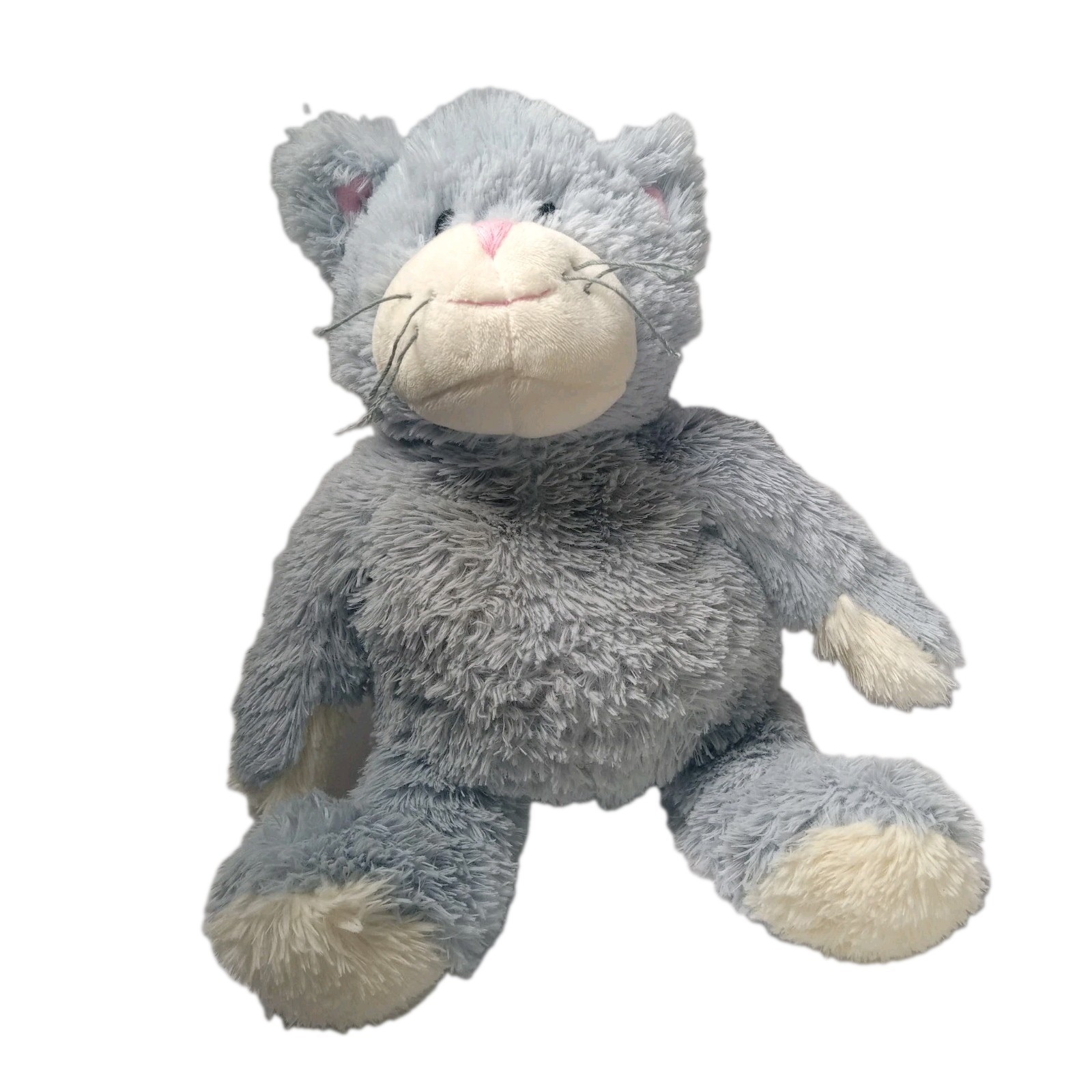 Warmies Intelex Cozy Plush Gray Cat Microwavable Lavender Scented Weighted Toy